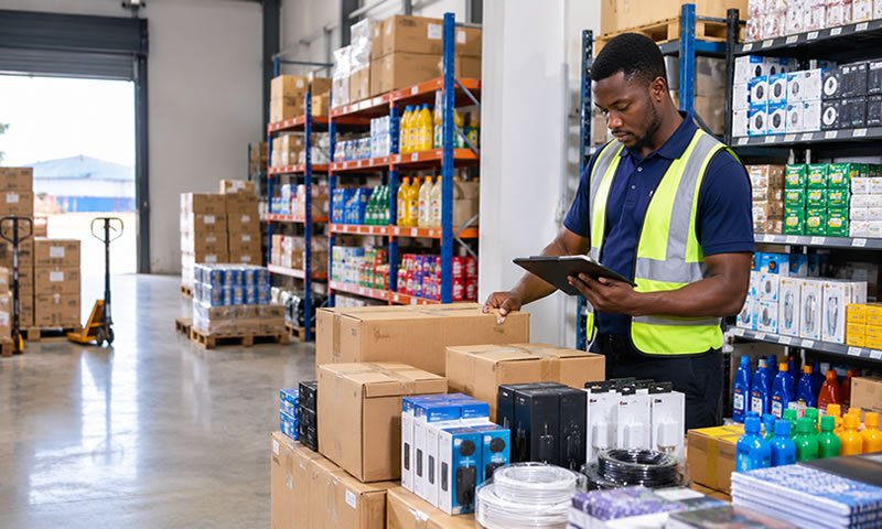 Commercial product distribution and supply services